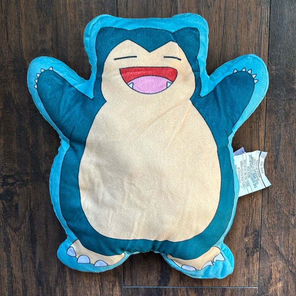 Snorlax Pokémon Plush Pillow 12” – Anime Collectible Soft Toy